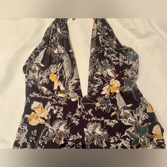 Free people backless mid calf romper - Picture 2 of 3